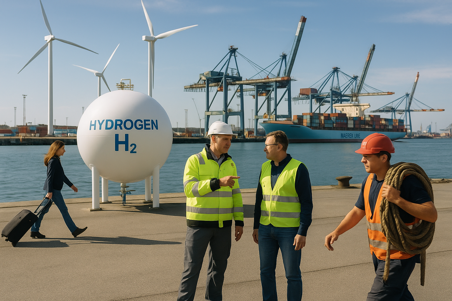 Foto till artikeln: Norden bygger vätgasriket – medan svenska hamnar kämpar med verkligheten