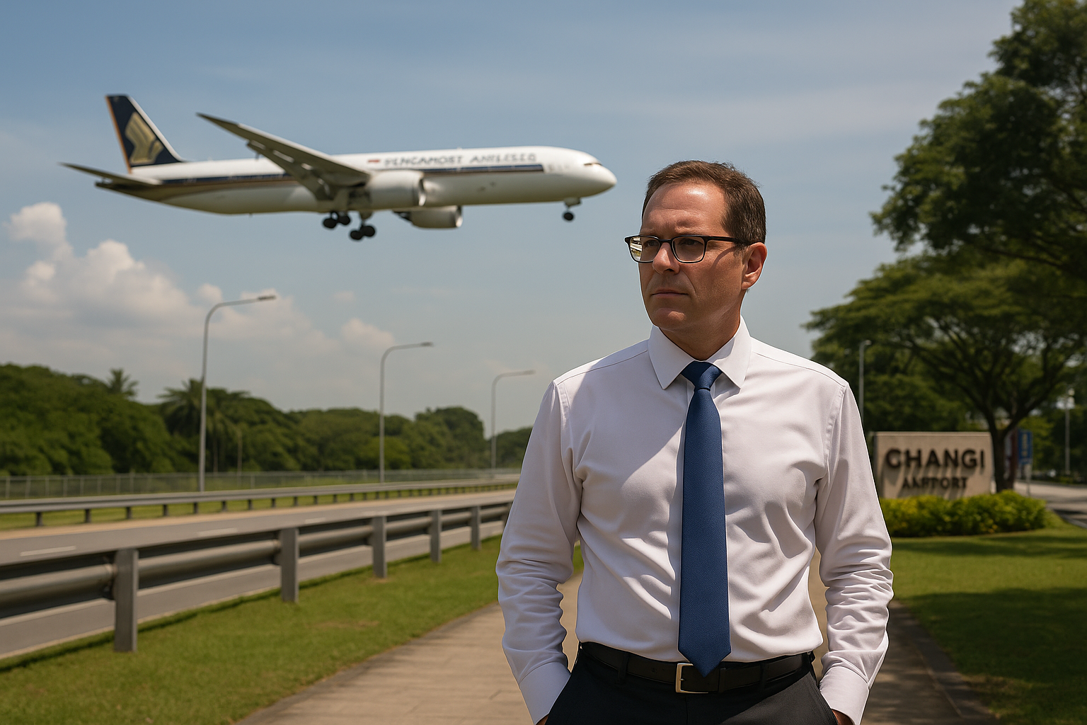 Foto till artikeln: Medan företag tecknar stora avtal för grönt flygbränsle – skjuter Singapore upp klimatreform