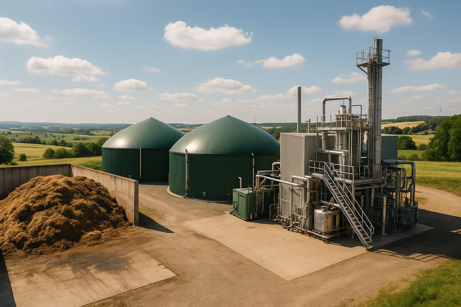 Foto till artikeln: Tysk anläggning hanterar komplexa biogasråvaror med ny förbehandlingsteknik