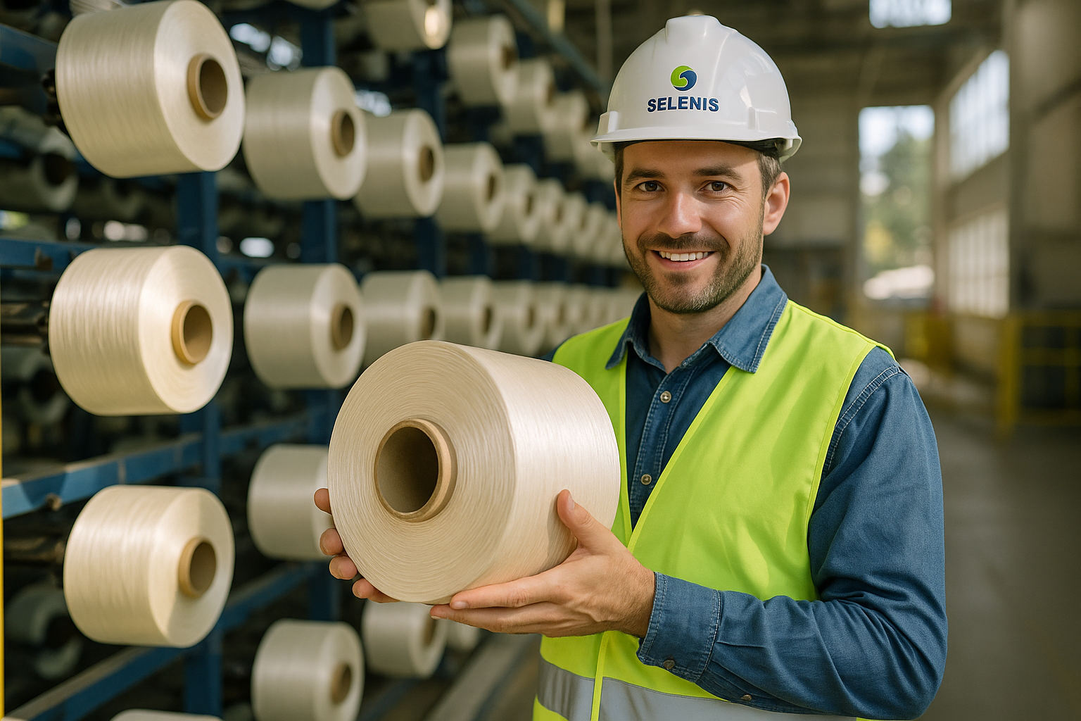Foto till artikeln: Selenis och Kintra Fibers inleder storskalig produktion av biobaserade textilfiber