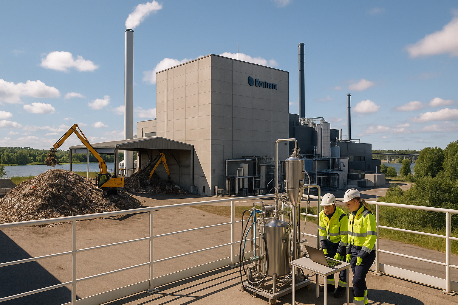 Foto till artikeln: Här testas nya sätt att utvinna energi från avfall