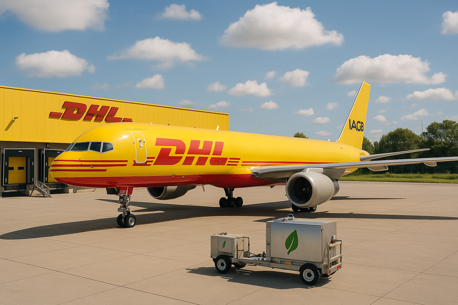 Foto till artikeln: DHL och IAG Cargo sluter stort avtal för hållbart flygbränsle
