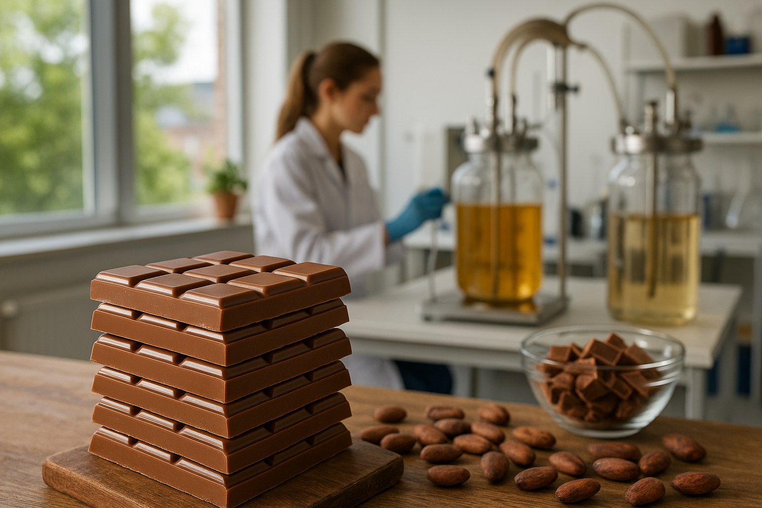 Foto till artikeln: Mjölkchoklad med cellodlat kakaosmör – nu blir cellodlad mat verklighet