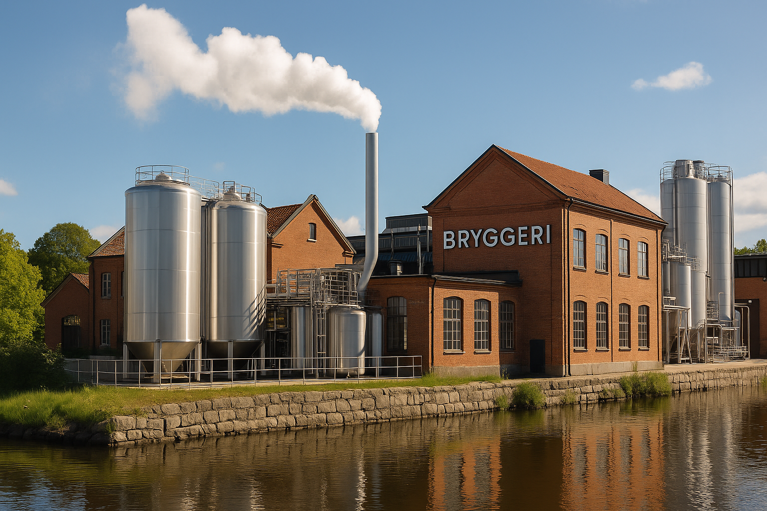 Foto till artikeln: Klimatboven koldioxid blir till bryggeriets nya råvara