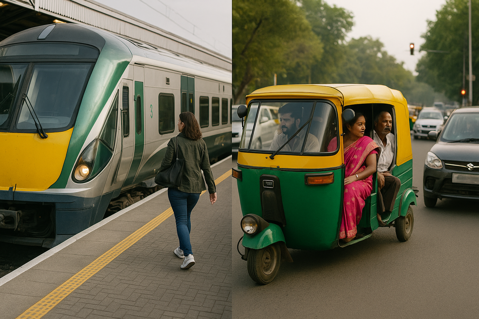 Foto till artikeln: Från irländska tåg till indiska bilvägar - så förändras världens transporter