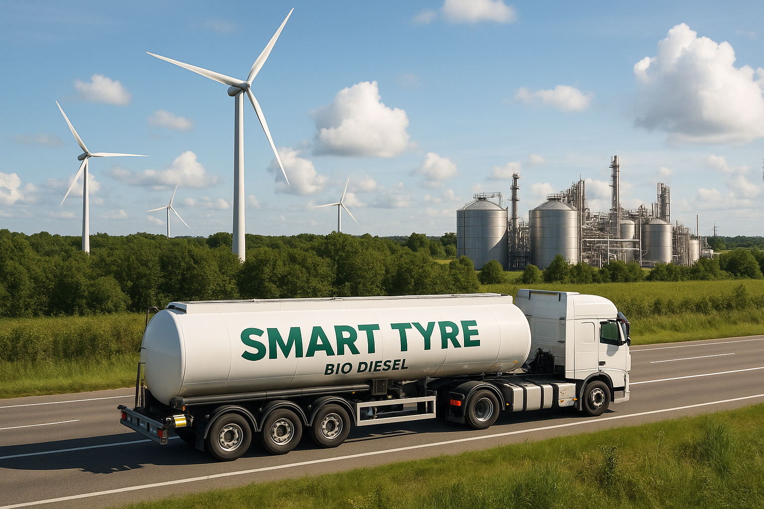 Foto till artikeln: Forskare visar hur smarta däck och biodiesel kan minska transportens utsläpp – redan idag